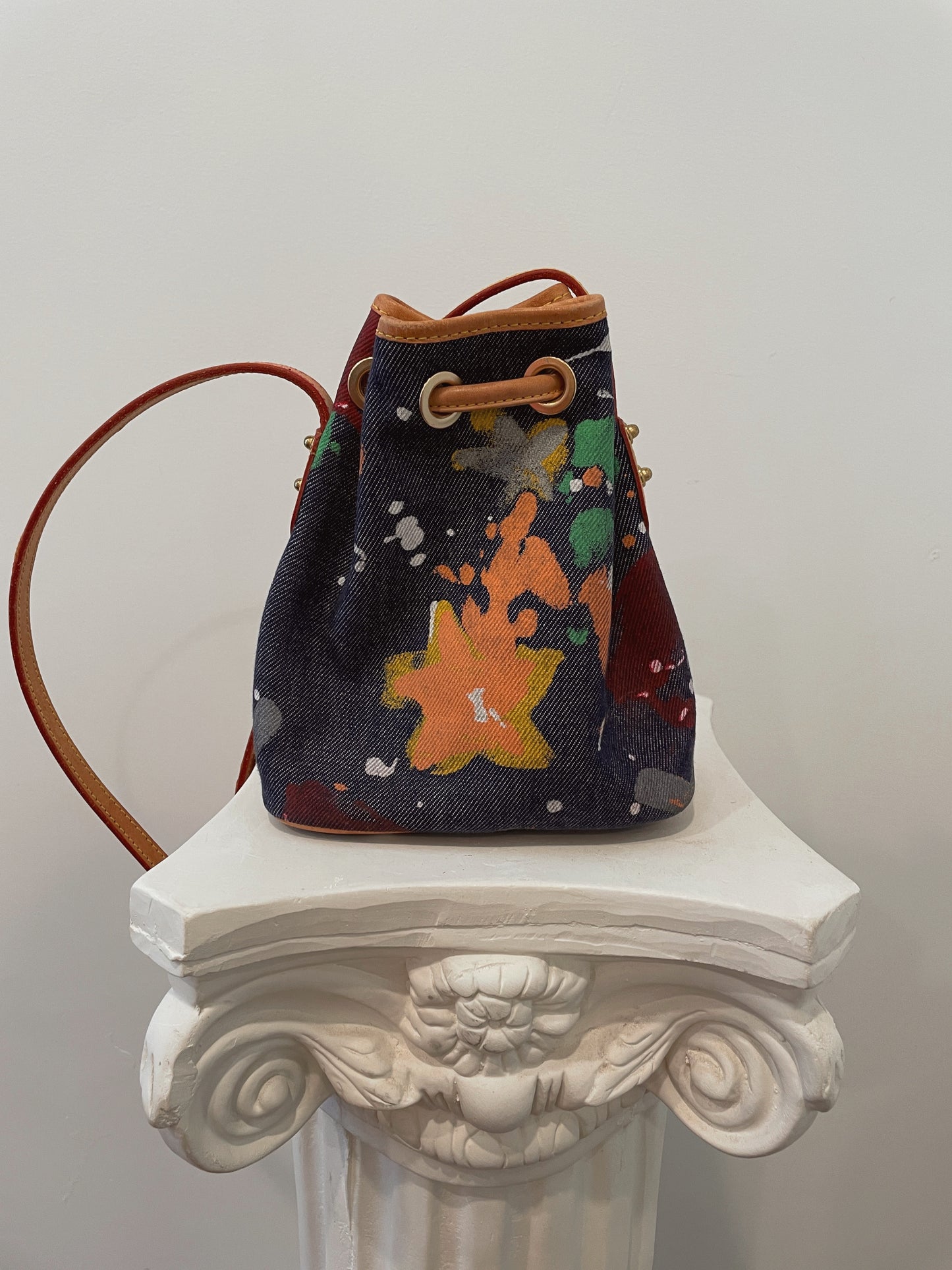 Y2K Dooney & Bourke Graffiti Bucket Bag